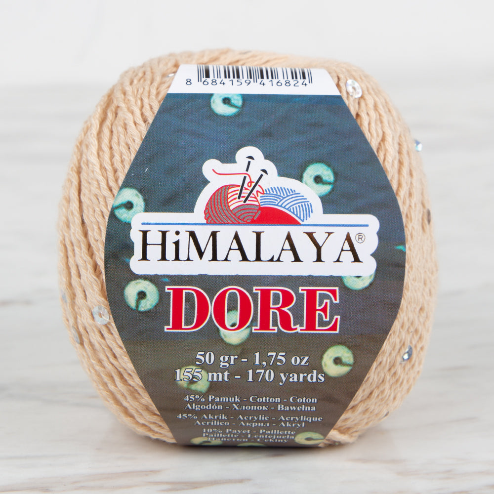 Himalaya Dore Pullu Bej El Örgü İpl - 61416